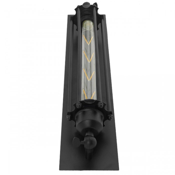 GloboStar® TUBULAR 01033 Vintage Industrial Φωτιστικό Τοίχου Απλίκα Δίφωτο Μαύρο Μεταλλικό Πλέγμα Μ14 x Π13 x Υ47cm GloboStar® TUBULAR 01033 Vintage Industrial Φωτιστικό Τοίχου Απλίκα Δίφωτο Μαύρο Μεταλλικό Πλέγμα Μ14 x Π13 x Υ47cm