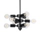 GloboStar® DELIR 01035 Μοντέρνο Industrial Φωτιστικό Οροφής Πολύφωτο Μαύρο Μεταλλικό Φ24 x Y23cm GloboStar® DELIR 01035 Μοντέρνο Industrial Φωτιστικό Οροφής Πολύφωτο Μαύρο Μεταλλικό Φ24 x Y23cm