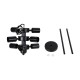 GloboStar® DELIR 01035 Μοντέρνο Industrial Φωτιστικό Οροφής Πολύφωτο Μαύρο Μεταλλικό Φ24 x Y23cm GloboStar® DELIR 01035 Μοντέρνο Industrial Φωτιστικό Οροφής Πολύφωτο Μαύρο Μεταλλικό Φ24 x Y23cm
