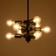 GloboStar® DELIR 01035 Μοντέρνο Industrial Φωτιστικό Οροφής Πολύφωτο Μαύρο Μεταλλικό Φ24 x Y23cm GloboStar® DELIR 01035 Μοντέρνο Industrial Φωτιστικό Οροφής Πολύφωτο Μαύρο Μεταλλικό Φ24 x Y23cm