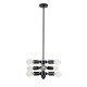 GloboStar® DELIR 01035 Μοντέρνο Industrial Φωτιστικό Οροφής Πολύφωτο Μαύρο Μεταλλικό Φ24 x Y23cm GloboStar® DELIR 01035 Μοντέρνο Industrial Φωτιστικό Οροφής Πολύφωτο Μαύρο Μεταλλικό Φ24 x Y23cm