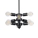 GloboStar® DELIR 01035 Μοντέρνο Industrial Φωτιστικό Οροφής Πολύφωτο Μαύρο Μεταλλικό Φ24 x Y23cm GloboStar® DELIR 01035 Μοντέρνο Industrial Φωτιστικό Οροφής Πολύφωτο Μαύρο Μεταλλικό Φ24 x Y23cm