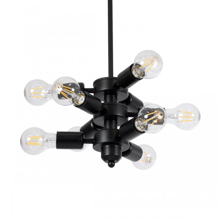 GloboStar® DELIR 01035 Μοντέρνο Industrial Φωτιστικό Οροφής Πολύφωτο Μαύρο Μεταλλικό Φ24 x Y23cm GloboStar® DELIR 01035 Μοντέρνο Industrial Φωτιστικό Οροφής Πολύφωτο Μαύρο Μεταλλικό Φ24 x Y23cm