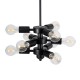 GloboStar® DELIR 01035 Μοντέρνο Industrial Φωτιστικό Οροφής Πολύφωτο Μαύρο Μεταλλικό Φ24 x Y23cm GloboStar® DELIR 01035 Μοντέρνο Industrial Φωτιστικό Οροφής Πολύφωτο Μαύρο Μεταλλικό Φ24 x Y23cm