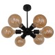 GloboStar® CONFOR 01036 Μοντέρνο Industrial Φωτιστικό Οροφης Πολύφωτο Μαύρο Μεταλλικό Φ24 x Y8cm GloboStar® CONFOR 01036 Μοντέρνο Industrial Φωτιστικό Οροφης Πολύφωτο Μαύρο Μεταλλικό Φ24 x Y8cm
