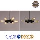 GloboStar® CONFOR 01036 Μοντέρνο Industrial Φωτιστικό Οροφης Πολύφωτο Μαύρο Μεταλλικό Φ24 x Y8cm GloboStar® CONFOR 01036 Μοντέρνο Industrial Φωτιστικό Οροφης Πολύφωτο Μαύρο Μεταλλικό Φ24 x Y8cm