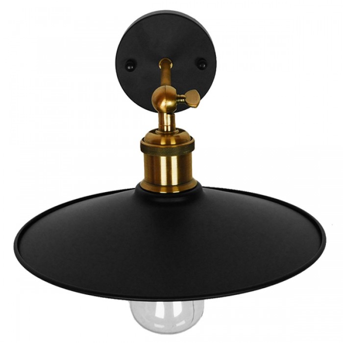 GloboStar® MINIMALL 01039 Vintage Industrial Φωτιστικό Τοίχου Απλίκα Μονόφωτο Μαύρο Μεταλλικό Καμπάνα Φ26 x Μ39 x Π26 x Υ18cm GloboStar® MINIMALL 01039 Vintage Industrial Φωτιστικό Τοίχου Απλίκα Μονόφωτο Μαύρο Μεταλλικό Καμπάνα Φ26 x Μ39 x Π26 x Υ18cm