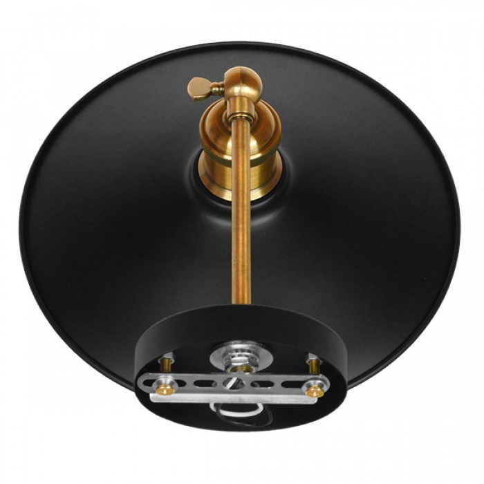 GloboStar® MINIMALL 01039 Vintage Industrial Φωτιστικό Τοίχου Απλίκα Μονόφωτο Μαύρο Μεταλλικό Καμπάνα Φ26 x Μ39 x Π26 x Υ18cm GloboStar® MINIMALL 01039 Vintage Industrial Φωτιστικό Τοίχου Απλίκα Μονόφωτο Μαύρο Μεταλλικό Καμπάνα Φ26 x Μ39 x Π26 x Υ18cm
