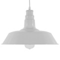 GloboStar® RAY 01043 Vintage Industrial Κρεμαστό Φωτιστικό Οροφής Μονόφωτο 1 x E27 Λευκό Μεταλλικό Καμπάνα Φ36 x Y25cm GloboStar® RAY 01043 Vintage Industrial Κρεμαστό Φωτιστικό Οροφής Μονόφωτο 1 x E27 Λευκό Μεταλλικό Καμπάνα Φ36 x Y25cm
