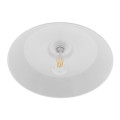 GloboStar® RAY 01043 Vintage Industrial Κρεμαστό Φωτιστικό Οροφής Μονόφωτο 1 x E27 Λευκό Μεταλλικό Καμπάνα Φ36 x Y25cm GloboStar® RAY 01043 Vintage Industrial Κρεμαστό Φωτιστικό Οροφής Μονόφωτο 1 x E27 Λευκό Μεταλλικό Καμπάνα Φ36 x Y25cm
