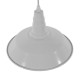 GloboStar® RAY 01044 Vintage Industrial Κρεμαστό Φωτιστικό Οροφής Μονόφωτο 1 x E27 Λευκό Μεταλλικό Καμπάνα Φ26 x Y25cm GloboStar® RAY 01044 Vintage Industrial Κρεμαστό Φωτιστικό Οροφής Μονόφωτο 1 x E27 Λευκό Μεταλλικό Καμπάνα Φ26 x Y25cm
