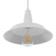 GloboStar® RAY 01044 Vintage Industrial Κρεμαστό Φωτιστικό Οροφής Μονόφωτο 1 x E27 Λευκό Μεταλλικό Καμπάνα Φ26 x Y25cm GloboStar® RAY 01044 Vintage Industrial Κρεμαστό Φωτιστικό Οροφής Μονόφωτο 1 x E27 Λευκό Μεταλλικό Καμπάνα Φ26 x Y25cm