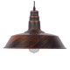 GloboStar® RAY 01046 Vintage Industrial Κρεμαστό Φωτιστικό Οροφής Μονόφωτο 1 x E27 Καφέ Σκουριά Μεταλλικό Καμπάνα Φ36 x Y25cm GloboStar® RAY 01046 Vintage Industrial Κρεμαστό Φωτιστικό Οροφής Μονόφωτο 1 x E27 Καφέ Σκουριά Μεταλλικό Καμπάνα Φ36 x Y25cm