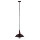 GloboStar® RAY 01047 Vintage Industrial Κρεμαστό Φωτιστικό Οροφής Μονόφωτο 1 x E27 Καφέ Σκουριά Μεταλλικό Καμπάνα Φ26 x Y25cm GloboStar® RAY 01047 Vintage Industrial Κρεμαστό Φωτιστικό Οροφής Μονόφωτο 1 x E27 Καφέ Σκουριά Μεταλλικό Καμπάνα Φ26 x Y25cm