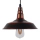 GloboStar® RAY 01047 Vintage Industrial Κρεμαστό Φωτιστικό Οροφής Μονόφωτο 1 x E27 Καφέ Σκουριά Μεταλλικό Καμπάνα Φ26 x Y25cm GloboStar® RAY 01047 Vintage Industrial Κρεμαστό Φωτιστικό Οροφής Μονόφωτο 1 x E27 Καφέ Σκουριά Μεταλλικό Καμπάνα Φ26 x Y25cm