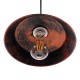 GloboStar® RAY 01047 Vintage Industrial Κρεμαστό Φωτιστικό Οροφής Μονόφωτο 1 x E27 Καφέ Σκουριά Μεταλλικό Καμπάνα Φ26 x Y25cm GloboStar® RAY 01047 Vintage Industrial Κρεμαστό Φωτιστικό Οροφής Μονόφωτο 1 x E27 Καφέ Σκουριά Μεταλλικό Καμπάνα Φ26 x Y25cm