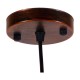 GloboStar® RAY 01047 Vintage Industrial Κρεμαστό Φωτιστικό Οροφής Μονόφωτο 1 x E27 Καφέ Σκουριά Μεταλλικό Καμπάνα Φ26 x Y25cm GloboStar® RAY 01047 Vintage Industrial Κρεμαστό Φωτιστικό Οροφής Μονόφωτο 1 x E27 Καφέ Σκουριά Μεταλλικό Καμπάνα Φ26 x Y25cm