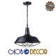 GloboStar® BARN 01048 Vintage Industrial Κρεμαστό Φωτιστικό Οροφής Μονόφωτο 1 x E27 Μαύρο Μεταλλικό Καμπάνα Φ46 x Y25cm GloboStar® BARN 01048 Vintage Industrial Κρεμαστό Φωτιστικό Οροφής Μονόφωτο 1 x E27 Μαύρο Μεταλλικό Καμπάνα Φ46 x Y25cm