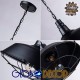 GloboStar® BARN 01048 Vintage Industrial Κρεμαστό Φωτιστικό Οροφής Μονόφωτο 1 x E27 Μαύρο Μεταλλικό Καμπάνα Φ46 x Y25cm GloboStar® BARN 01048 Vintage Industrial Κρεμαστό Φωτιστικό Οροφής Μονόφωτο 1 x E27 Μαύρο Μεταλλικό Καμπάνα Φ46 x Y25cm