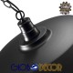 GloboStar® BARN 01048 Vintage Industrial Κρεμαστό Φωτιστικό Οροφής Μονόφωτο 1 x E27 Μαύρο Μεταλλικό Καμπάνα Φ46 x Y25cm GloboStar® BARN 01048 Vintage Industrial Κρεμαστό Φωτιστικό Οροφής Μονόφωτο 1 x E27 Μαύρο Μεταλλικό Καμπάνα Φ46 x Y25cm