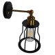 GloboStar® CATEL 01054 Vintage Industrial Φωτιστικό Τοίχου Απλίκα Μονόφωτο Μαύρο Μεταλλικό Πλέγμα Φ15 x Μ26 x Π15 x Υ30cm GloboStar® CATEL 01054 Vintage Industrial Φωτιστικό Τοίχου Απλίκα Μονόφωτο Μαύρο Μεταλλικό Πλέγμα Φ15 x Μ26 x Π15 x Υ30cm