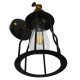 GloboStar® CATEL 01054 Vintage Industrial Φωτιστικό Τοίχου Απλίκα Μονόφωτο Μαύρο Μεταλλικό Πλέγμα Φ15 x Μ26 x Π15 x Υ30cm GloboStar® CATEL 01054 Vintage Industrial Φωτιστικό Τοίχου Απλίκα Μονόφωτο Μαύρο Μεταλλικό Πλέγμα Φ15 x Μ26 x Π15 x Υ30cm