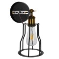 GloboStar® CATEL 01054 Vintage Industrial Φωτιστικό Τοίχου Απλίκα Μονόφωτο Μαύρο Μεταλλικό Πλέγμα Φ15 x Μ26 x Π15 x Υ30cm GloboStar® CATEL 01054 Vintage Industrial Φωτιστικό Τοίχου Απλίκα Μονόφωτο Μαύρο Μεταλλικό Πλέγμα Φ15 x Μ26 x Π15 x Υ30cm