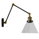 GloboStar® OLIVIA 01068 Vintage Φωτιστικό Τοίχου Απλίκα Μονόφωτο με Σπαστό Μεταλλικό Βραχίονα και Γυάλινη Καμπάνα Φ19 x Μ63 x Π19 x Υ77cm GloboStar® OLIVIA 01068 Vintage Φωτιστικό Τοίχου Απλίκα Μονόφωτο με Σπαστό Μεταλλικό Βραχίονα και Γυάλινη Καμπάνα Φ19 x Μ63 x Π19 x Υ77cm