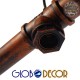 GloboStar® CANAL 01070 Vintage Industrial Κρεμαστό Φωτιστικό Οροφής Πολύφωτο 5 x E27 Καφέ Σκουριά Μεταλλικό Ράγα Μ88 x Π4.5 x Y7cm GloboStar® CANAL 01070 Vintage Industrial Κρεμαστό Φωτιστικό Οροφής Πολύφωτο 5 x E27 Καφέ Σκουριά Μεταλλικό Ράγα Μ88 x Π4.5 x Y7cm