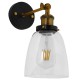 GloboStar® LYDIA 01071 Vintage Φωτιστικό Τοίχου Απλίκα Μονόφωτο Χρυσό Μεταλλικό με Γυάλινη Καμπάνα Φ14 x Μ25.5 x Π14.5 x Υ29.5cm GloboStar® LYDIA 01071 Vintage Φωτιστικό Τοίχου Απλίκα Μονόφωτο Χρυσό Μεταλλικό με Γυάλινη Καμπάνα Φ14 x Μ25.5 x Π14.5 x Υ29.5cm