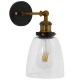 GloboStar® LYDIA 01071 Vintage Φωτιστικό Τοίχου Απλίκα Μονόφωτο Χρυσό Μεταλλικό με Γυάλινη Καμπάνα Φ14 x Μ25.5 x Π14.5 x Υ29.5cm GloboStar® LYDIA 01071 Vintage Φωτιστικό Τοίχου Απλίκα Μονόφωτο Χρυσό Μεταλλικό με Γυάλινη Καμπάνα Φ14 x Μ25.5 x Π14.5 x Υ29.5cm