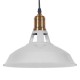 GloboStar® ANER 01072 Vintage Industrial Κρεμαστό Φωτιστικό Οροφής Μονόφωτο Λευκό Μεταλλικό Καμπάνα Φ28 x Y17cm GloboStar® ANER 01072 Vintage Industrial Κρεμαστό Φωτιστικό Οροφής Μονόφωτο Λευκό Μεταλλικό Καμπάνα Φ28 x Y17cm