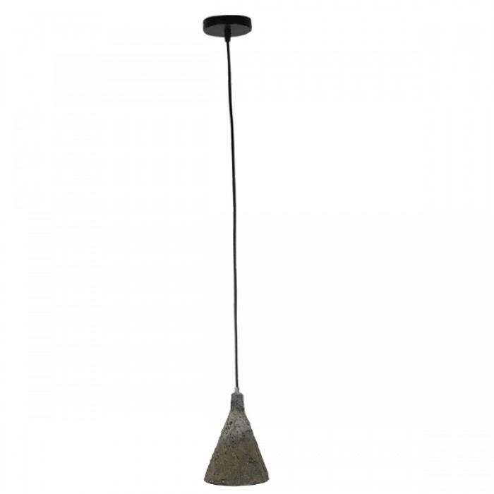 GloboStar® VOLCANO 01080 Μοντέρνο Κρεμαστό Φωτιστικό Οροφής Μονόφωτο Καφέ Τσιμέντο Φ18 x Y25cm GloboStar® VOLCANO 01080 Μοντέρνο Κρεμαστό Φωτιστικό Οροφής Μονόφωτο Καφέ Τσιμέντο Φ18 x Y25cm