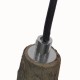 GloboStar® VOLCANO 01080 Μοντέρνο Κρεμαστό Φωτιστικό Οροφής Μονόφωτο Καφέ Τσιμέντο Φ18 x Y25cm GloboStar® VOLCANO 01080 Μοντέρνο Κρεμαστό Φωτιστικό Οροφής Μονόφωτο Καφέ Τσιμέντο Φ18 x Y25cm