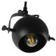 GloboStar® CANNES 01082 Μοντέρνο Φωτιστικό Οροφής Πολύφωτο Μαύρο Μεταλλικό Ράγα Μ108 x Π12 x Υ48cm GloboStar® CANNES 01082 Μοντέρνο Φωτιστικό Οροφής Πολύφωτο Μαύρο Μεταλλικό Ράγα Μ108 x Π12 x Υ48cm