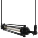GloboStar® TUBE 01085 Vintage Industrial Κρεμαστό Φωτιστικό Οροφής Μαύρο Μεταλλικό Μ43 x Π11 x Υ11cm GloboStar® TUBE 01085 Vintage Industrial Κρεμαστό Φωτιστικό Οροφής Μαύρο Μεταλλικό Μ43 x Π11 x Υ11cm