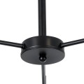 GloboStar® LUNA 01087 Μοντέρνο Φωτιστικό Οροφής Τρίφωτο Μαύρο Μεταλλικό με Λευκό Γυαλί Φ45 x Y39cm GloboStar® LUNA 01087 Μοντέρνο Φωτιστικό Οροφής Τρίφωτο Μαύρο Μεταλλικό με Λευκό Γυαλί Φ45 x Y39cm