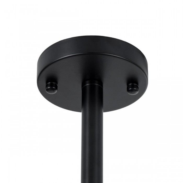 GloboStar® LUNA 01087 Μοντέρνο Φωτιστικό Οροφής Τρίφωτο Μαύρο Μεταλλικό με Λευκό Γυαλί Φ45 x Y39cm GloboStar® LUNA 01087 Μοντέρνο Φωτιστικό Οροφής Τρίφωτο Μαύρο Μεταλλικό με Λευκό Γυαλί Φ45 x Y39cm