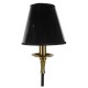 GloboStar® LIMI 01091 Vintage Industrial Κρεμαστό Φωτιστικό Οροφής Τρίφωτο Μαύρο Μεταλλικό Πολυέλαιος με Καπέλο Φ56 x Y54cm