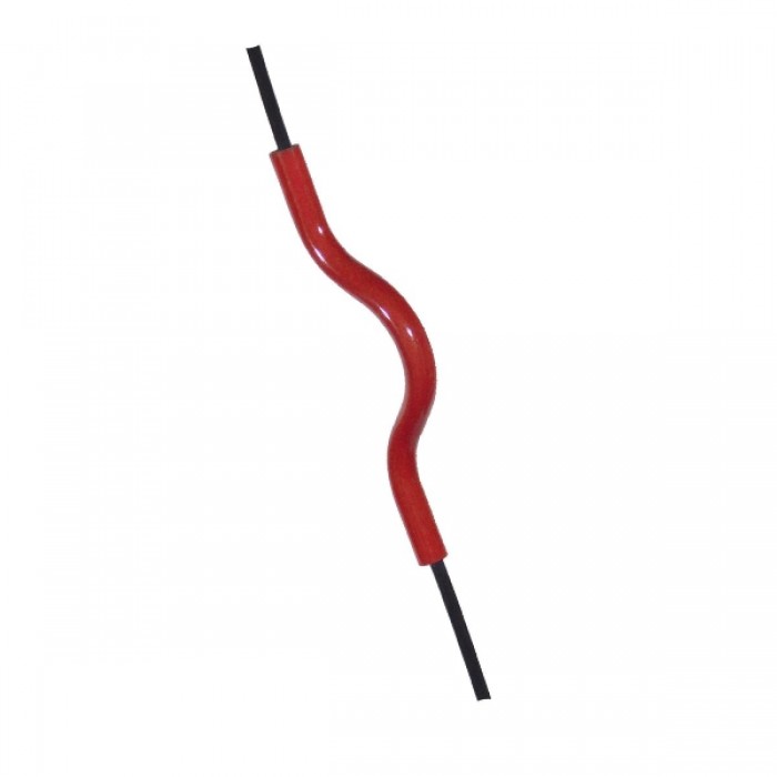 GloboStar® LIBBY 01095-1 Μοντέρνο Κρεμαστό Παιδικό Φωτιστικό Οροφής Μονόφωτο 1 x E27 Κόκκινο Μεταλλικό Φ28 x Υ100cm