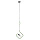 GloboStar® LIBBY 01096-1 Μοντέρνο Κρεμαστό Παιδικό Φωτιστικό Οροφής Μονόφωτο 1 x E27 Πράσινο Μεταλλικό Φ31 x Υ100cm