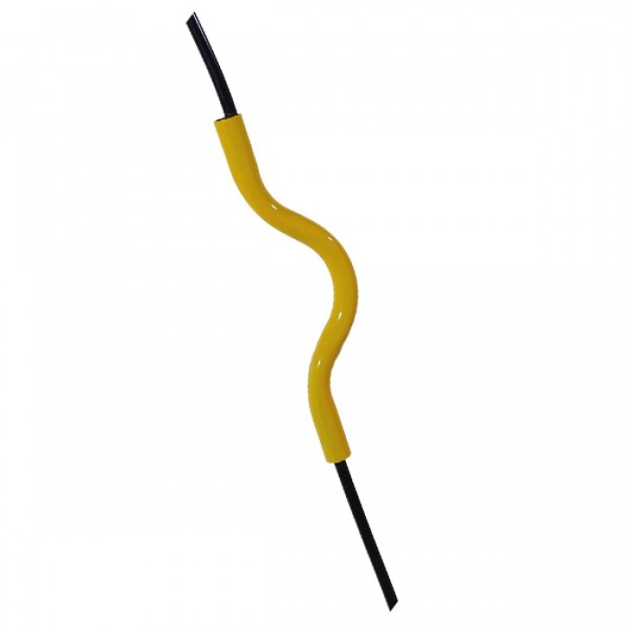 GloboStar® LIBBY 01097-1 Μοντέρνο Κρεμαστό Παιδικό Φωτιστικό Οροφής Μονόφωτο 1 x E27 Κίτρινο Μεταλλικό Φ31 x Υ100cm