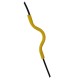GloboStar® LIBBY 01097-1 Μοντέρνο Κρεμαστό Παιδικό Φωτιστικό Οροφής Μονόφωτο 1 x E27 Κίτρινο Μεταλλικό Φ31 x Υ100cm