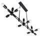 GloboStar® FERUM 01098 Μοντέρνο Industrial Φωτιστικό Οροφής Πολύφωτο Μαύρο Μεταλλικό Ράγα Μ113 x Π26 x Υ85cm GloboStar® FERUM 01098 Μοντέρνο Industrial Φωτιστικό Οροφής Πολύφωτο Μαύρο Μεταλλικό Ράγα Μ113 x Π26 x Υ85cm