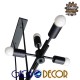 GloboStar® FERUM 01098 Μοντέρνο Industrial Φωτιστικό Οροφής Πολύφωτο Μαύρο Μεταλλικό Ράγα Μ113 x Π26 x Υ85cm GloboStar® FERUM 01098 Μοντέρνο Industrial Φωτιστικό Οροφής Πολύφωτο Μαύρο Μεταλλικό Ράγα Μ113 x Π26 x Υ85cm