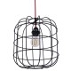 GloboStar® PARROT 01099 Μοντέρνο Industrial Κρεμαστό Φωτιστικό Οροφής Μονόφωτο Μαύρο Μεταλλικό Πλέγμα Φ30 x Y35cm GloboStar® PARROT 01099 Μοντέρνο Industrial Κρεμαστό Φωτιστικό Οροφής Μονόφωτο Μαύρο Μεταλλικό Πλέγμα Φ30 x Y35cm