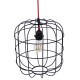 GloboStar® PARROT 01099 Μοντέρνο Industrial Κρεμαστό Φωτιστικό Οροφής Μονόφωτο Μαύρο Μεταλλικό Πλέγμα Φ30 x Y35cm GloboStar® PARROT 01099 Μοντέρνο Industrial Κρεμαστό Φωτιστικό Οροφής Μονόφωτο Μαύρο Μεταλλικό Πλέγμα Φ30 x Y35cm
