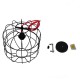 GloboStar® PARROT 01099 Μοντέρνο Industrial Κρεμαστό Φωτιστικό Οροφής Μονόφωτο Μαύρο Μεταλλικό Πλέγμα Φ30 x Y35cm GloboStar® PARROT 01099 Μοντέρνο Industrial Κρεμαστό Φωτιστικό Οροφής Μονόφωτο Μαύρο Μεταλλικό Πλέγμα Φ30 x Y35cm