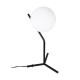 GloboStar® ELFIS 01100 Μοντέρνο Επιτραπέζιο Φωτιστικό Πορτατίφ Μονόφωτο 1 x E27 Λευκή Γυάλινη Μπάλα με Μεταλλικό Μαύρο Σώμα Φ15 x Υ41cm GloboStar® ELFIS 01100 Μοντέρνο Επιτραπέζιο Φωτιστικό Πορτατίφ Μονόφωτο 1 x E27 Λευκή Γυάλινη Μπάλα με Μεταλλικό Μαύρο Σώμα Φ15 x Υ41cm