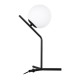 GloboStar® ELFIS 01100 Μοντέρνο Επιτραπέζιο Φωτιστικό Πορτατίφ Μονόφωτο 1 x E27 Λευκή Γυάλινη Μπάλα με Μεταλλικό Μαύρο Σώμα Φ15 x Υ41cm GloboStar® ELFIS 01100 Μοντέρνο Επιτραπέζιο Φωτιστικό Πορτατίφ Μονόφωτο 1 x E27 Λευκή Γυάλινη Μπάλα με Μεταλλικό Μαύρο Σώμα Φ15 x Υ41cm